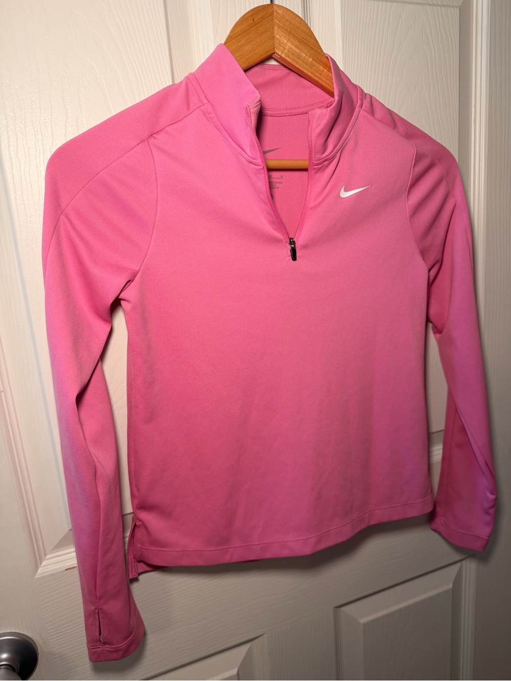 Nike Pink Women's Quarter-Zip Dri-FIT Pullover